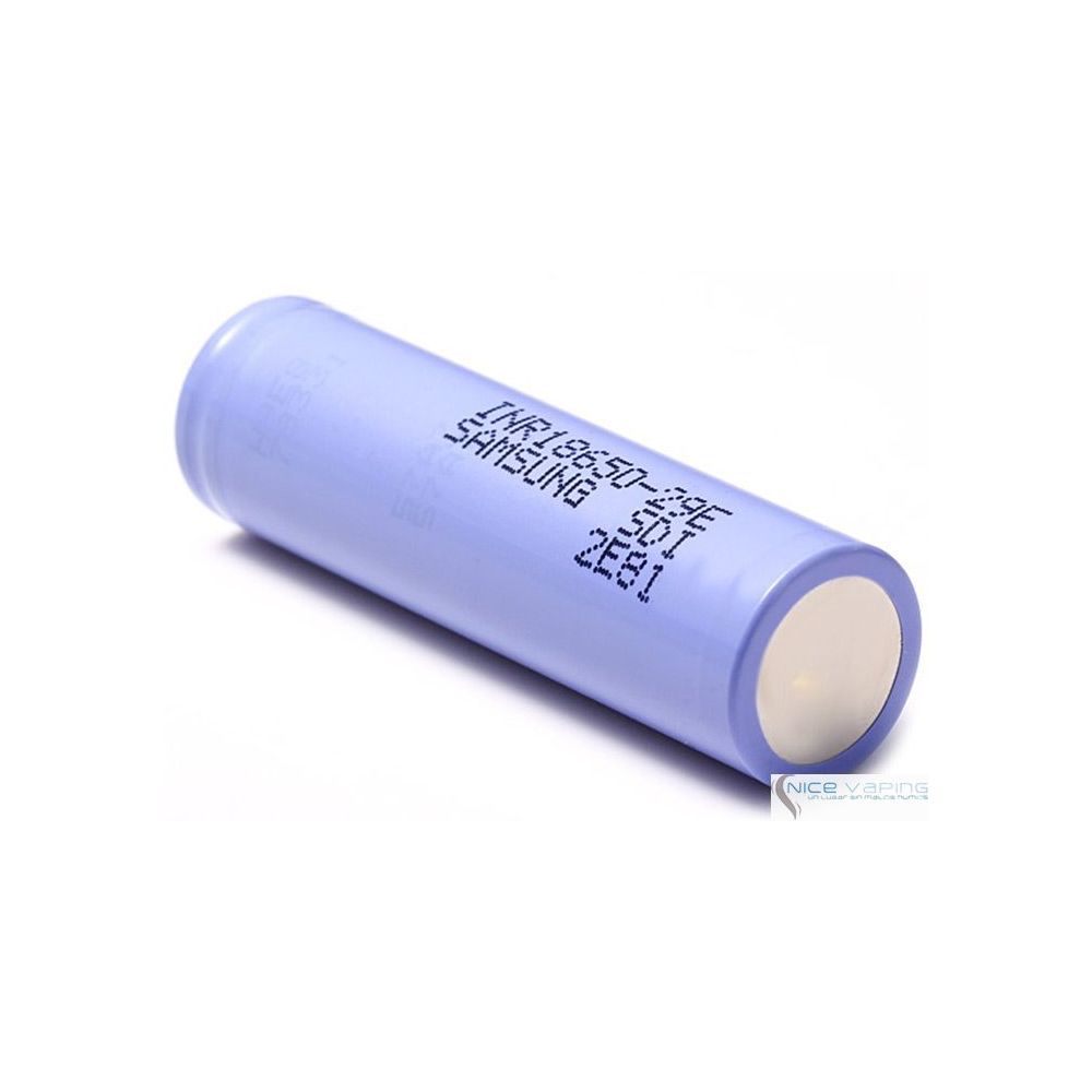 Samsung 18650-29E 2900mah battery flat - BLUE