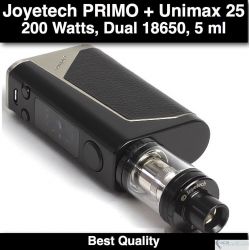 Joyetech PRIMO Kit with UNIMAX 25 - 200 Watts. 5 ml