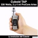 Joyetech Cuboid Tap with ProCore Aries - 2 y 4 ml, 228W, dual 18650