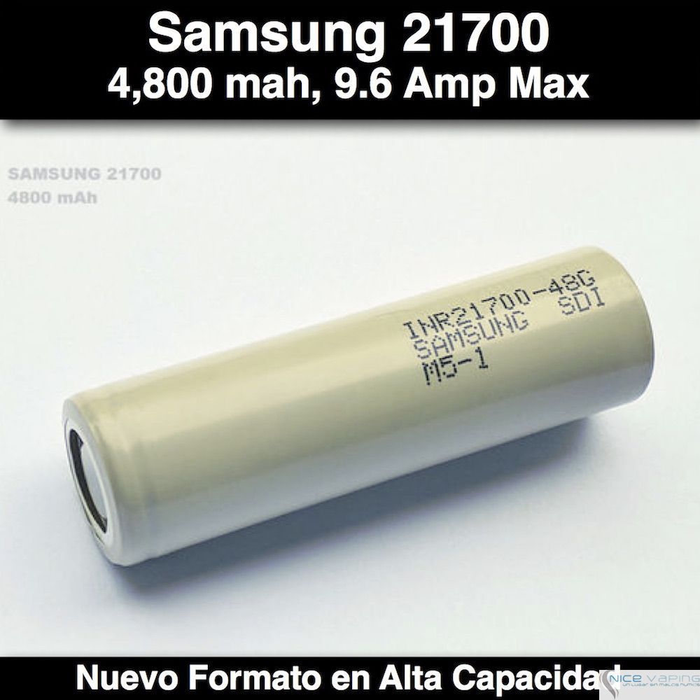 Samsung 20700 IMR 48G - 4800 mah, 9.6 A - Color Perla