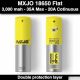 MXJO 18650 Flat Yellow 3000mah 35A